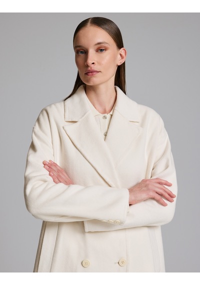Pierre Cardin Ekru Kaşe Kaban 50329239-vr019