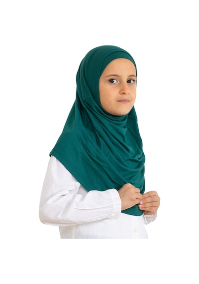 Modish Group Çocuk Hazır Giyim Başörtüsü Şal Turban Viskon - Zümrüt Yeşili Zümrüt