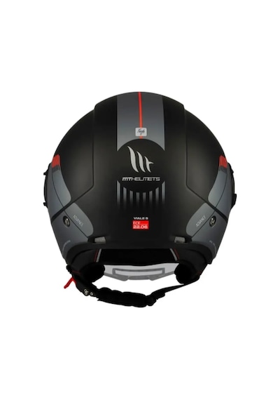 Mt Helmets Viale Sv Advance B41 Açık Kask Siyah - Gri