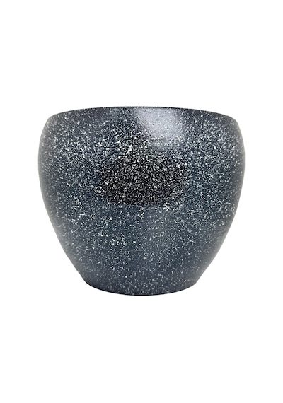 Bitki Tasarımı Ev Dekorasyon Gri Granit Toprak Saksı Saksılık Salon Çiçeklik - 15 CM