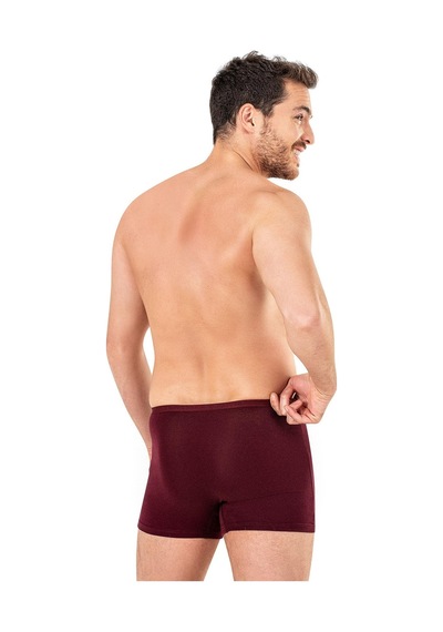 Kompedan Erkek Pamuklu Modal Boxer 11897-Bordo