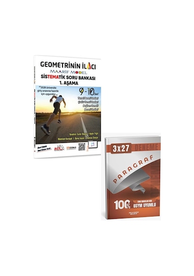 Acil 2027 Tyt Ayt Geometrinin İlacı Maarif Model Sistematik Soru Bankası 1 +anla Kazan Paragraf Deneme