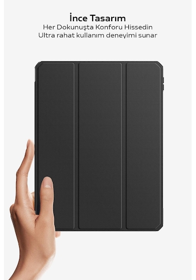 Coofbe Xiaomi Mi Pad 5 - 5 Pro Kılıf Kalem Yerli Bölmeli Xiaomi Mi Pad Tablet Kılıfı