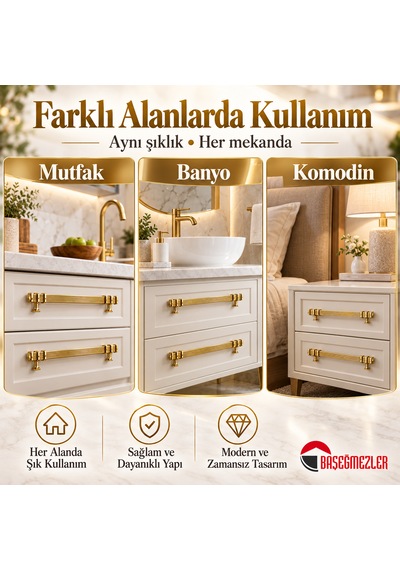 Haskan Kemer Kulp Altın/altın 160 Mm Altın - Altın