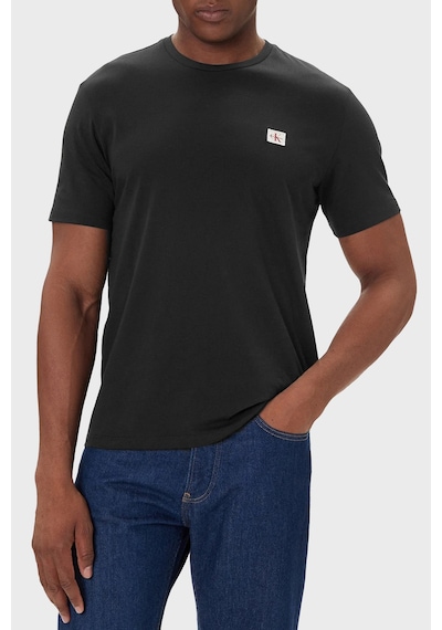 Calvin Klein Erkek T Shirt Lv04rd248g 3ge Siyah-beyaz Siyah - Beyaz