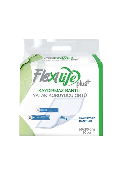 Flexi Life Kaydırmaz Bantlı Çiş Pedi 60 x 90 CM 30'lu