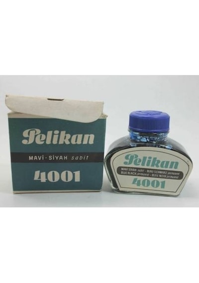 Mürekkep Pelikan 4001 Mavi Siyah Sabit