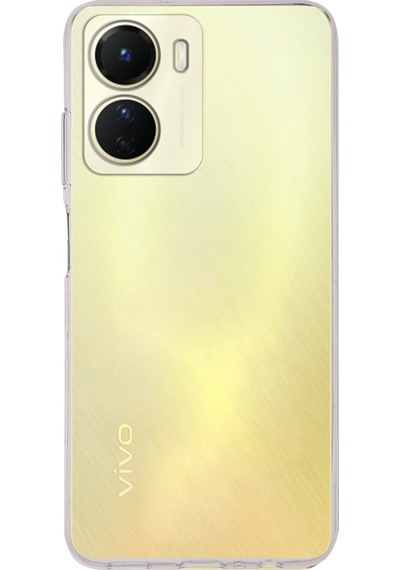 Vivo Y16 Uyumlu Şeffaf Silikon Kılıf Şeffaf