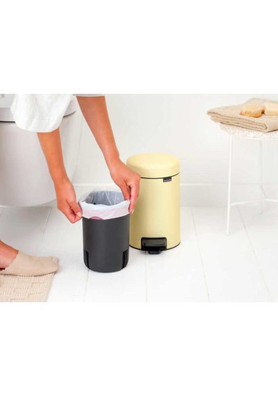 Brabantia Newıcon Mellow Yellow Pedallı Çöp Kutusu 3lt Sarı