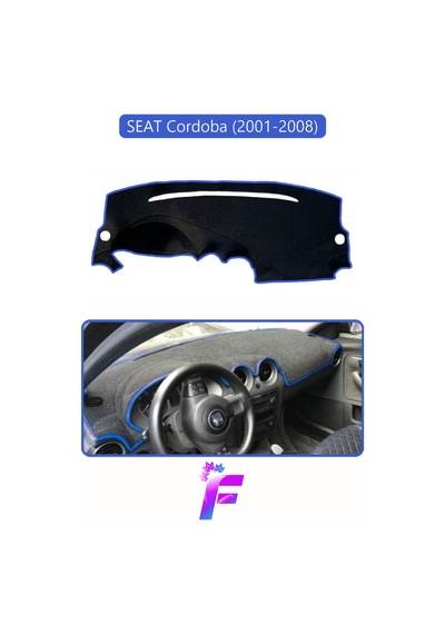 Seat Cordoba 2001-2008 Uyumlu Torpido Örtüsü Yansıma Önleyici Tam Koruma Hızlı Montaj K11 Torpido Halısı