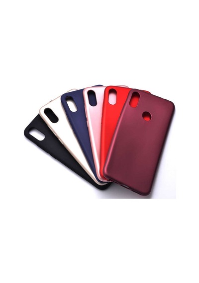 Xiaomi Redmi Note 7 Kılıf Zore Premier Silikon Kapak Saks Mavi