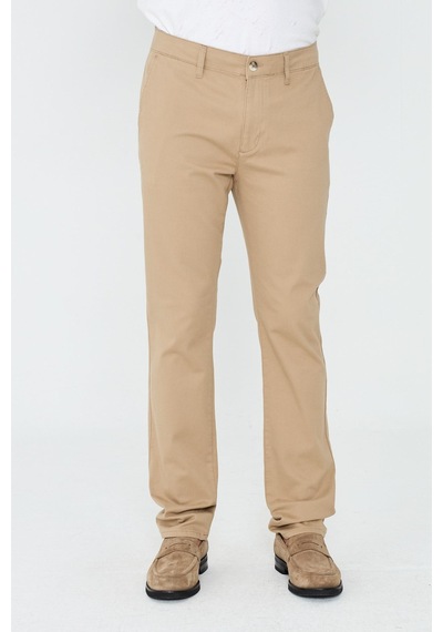 Camel Rengi Dynamic Fit Erkek Chino Pantolon
