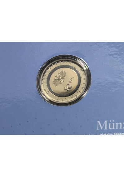 Numisfolder 2019 Almanya 10 Euro Hatıra Sikkesi & İlk Gün Damgalı Pul