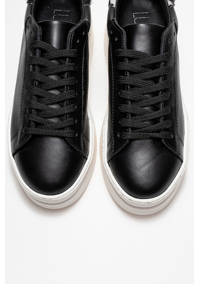 Luvishoes Luvi Shoes Anabel Siyah Cilt Hakiki Deri Kadın Günlük Spor Ayakkabı Siyah