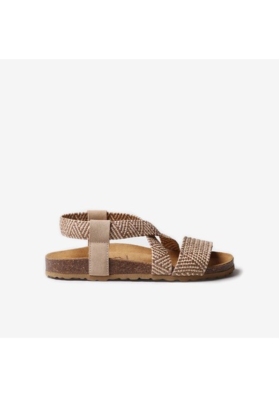Sandalet Kadın Getxo Toni Pons Bıo Sandal Wıth Elastıc Straps Beige Bej