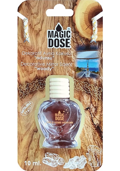 3 Adet Magic Dose Dekoratif Ayna Kokusu Odunsu