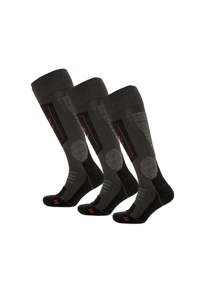 Thermoform Ultimate Çorap 3'lü Paket Bordo Renkli