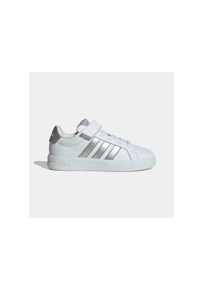 Adidas Grand Court 3.0 El C Unisex Çocuk Sneaker Jp9368 Beyaz / Gümüş Met. / Gümüş Met