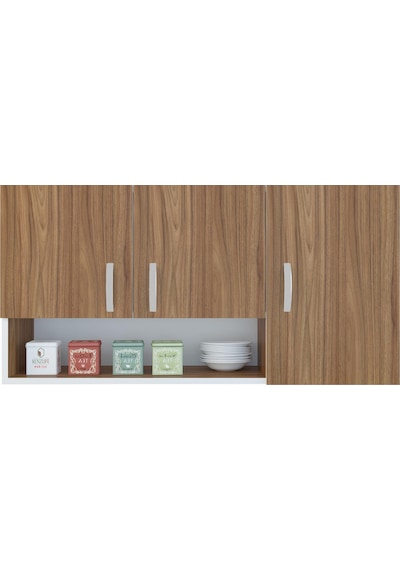 Kenzlife hazır mutfak mirena32 cvz 060*120*32 mutfak banyo dolabı kapaklı raflı
