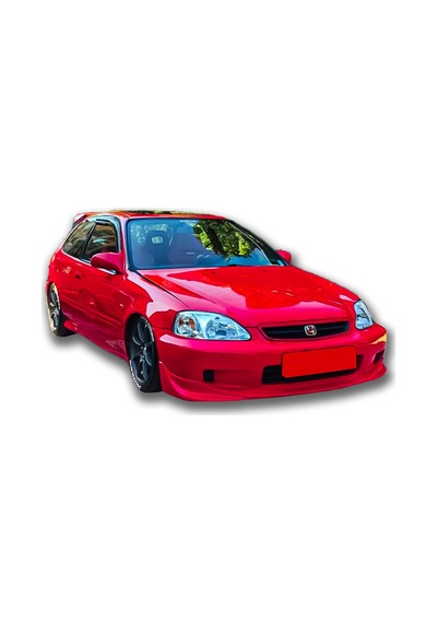 Honda Civic İes S2000 Ön Ek Plastik Siyah Karlık-ön-ek-bodykit Makyajlı Kasa 1999 2000 2001