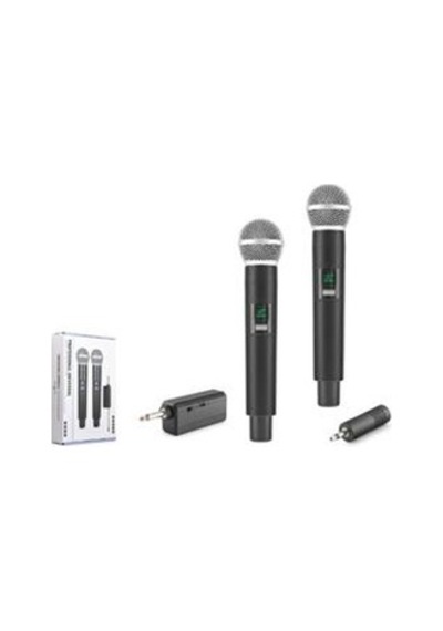 Hadron Hdx2802 Uhf Kablosuz 2 Mikrofonlu Set 6.35 Mm Siyah