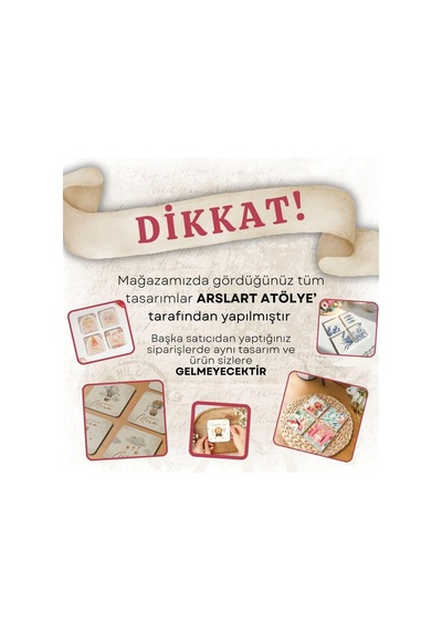 Doğal Bitki Desenli Doğal Taş Bardak Altlığı, Ev Ve Ofis Kullanımı, 4 Adet Diğer