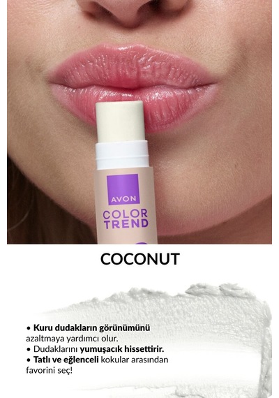 Color Trend Nemlendirici Dudak Balmı - Coconut