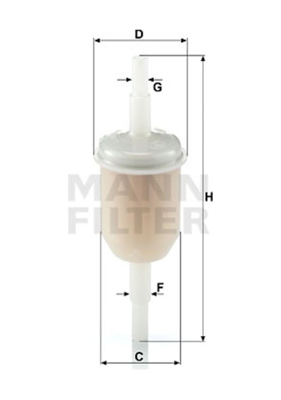 Mann Yakıt Filtresi - Mann Wk31.2 100