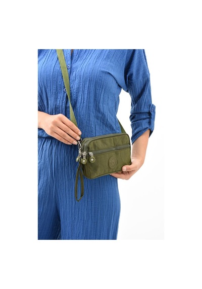 Baginn Klinkır Kumaş Mini Çapraz Askılı Kadın Çanta 571 Collection Yağmur Geçirmez El Çantası 20 10 Cm 001