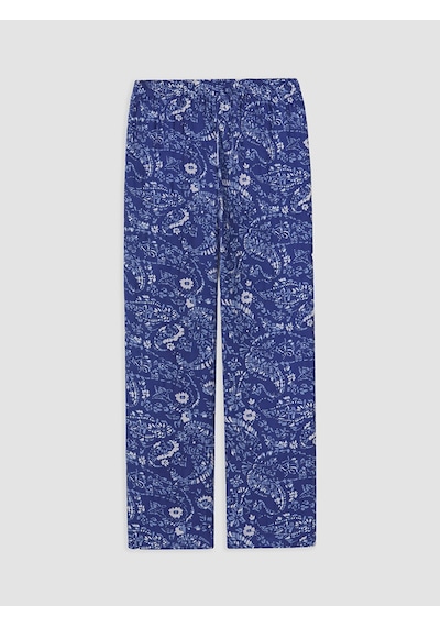 Lcw Dream Lacivert Beli Lastikli Desenli Kadın Pijama Alt