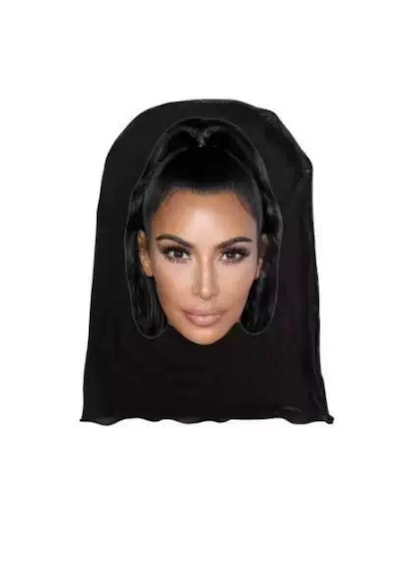 Kim Kardashian 3 Boyutlu Nefes Alabilen Ünlü Maskesi