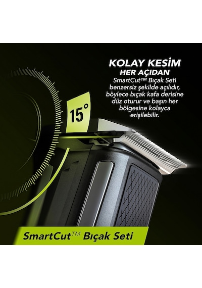 Wahl 3028049 Self-clip 360 Kablosuz Saç Kesim Makinesi 7 Saat