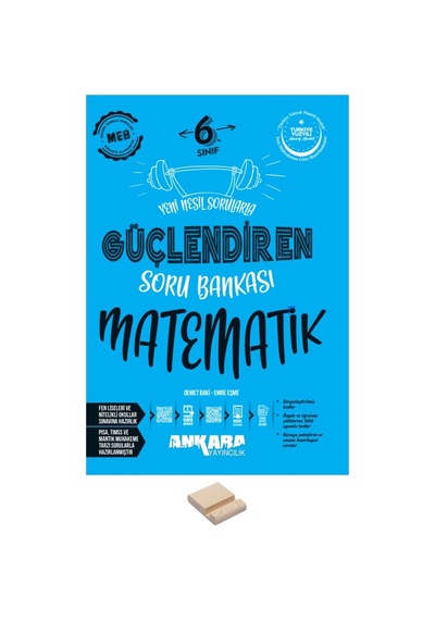 6. Sınıf Güçlendiren Matematik Soru Bankası Ve Telefon Standı