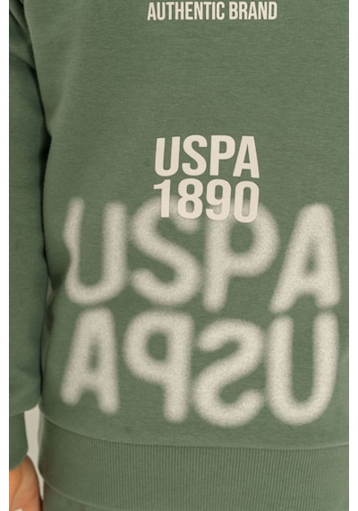 U.S. Polo Assn. Erkek Çocuk Baskılı Yeşil Uzun Kol Eşofman Takımı Us2621-c-v1 Us2621-c-v1