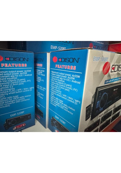 Edison Emp Bt Usb Aux Bluetooth Fm Radio Oto Teyp Mp3 4x55wat Yen