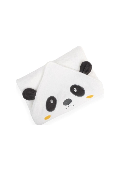 Bebitof %100 Pamuk Panda Desenli Bornoz Seti Bbtf.byz.30037 0 - 24 Ay