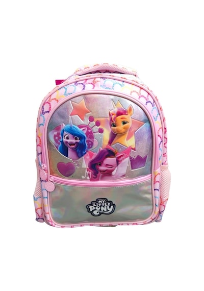 My Little Pony Generation 5 Okul Çantası Pembe Üç Bölmeli Çok  Renkli
