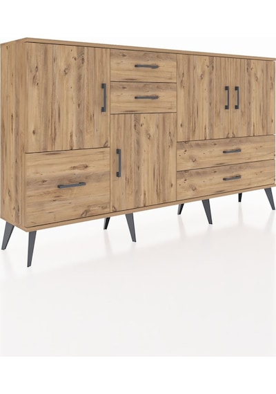 Arges Konsol 4 Raflı 5 Çekmeceli 4 Kapaklı 176x30x99 Çam-çam Atlas Çam - Atlas Çam Arges Konsol 4 Raflı 5 Çekmeceli 4 Kapaklı 176x30x99 Çam-çam Atlas Çam - Atlas Çam