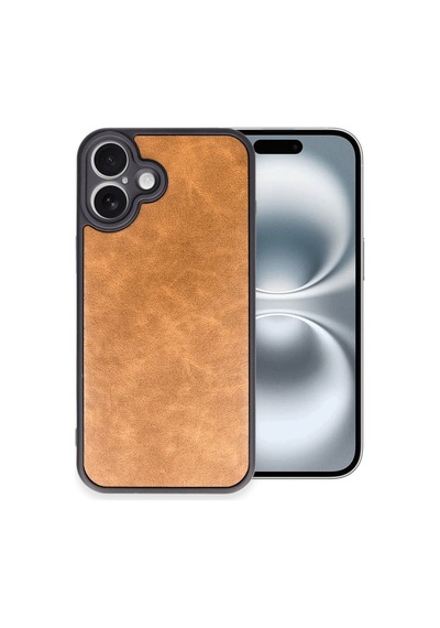 Apple iPhone Uyumlu 16 Plus Kılıf Aras Deri Kapak - Taba Bzsxx00 1