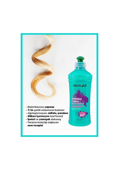 Dermokil Bukle Belirginleştirici Saç Bakım Kremi 300 ML
