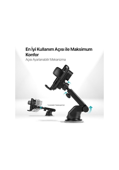 Aircharger Drive S Kablosuz Hızlı Şarj Özellikli Araç İçi Telefon Tutucu Diğer
