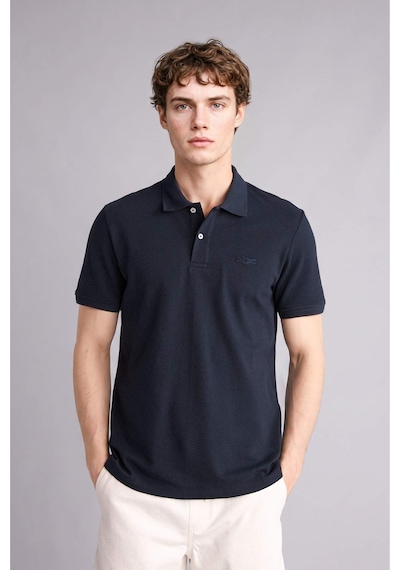 Defacto Regular Fıt Polo Yaka Kısa Kollu Polo Tişört G6958ax26smnv64 Lacivert-nv64