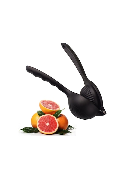 Döküm Limon Sıkacağı Limon Presi Büyük Boy 24 Cm, Siyah Metal Limon Sıkacağı, Döküm Narenciye Sıkacağı Döküm Limon Sıkıcı Çok Renkli
