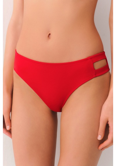 Suwen İki Şeritli Bikini Alt Sbn26350c082 Kırmızı