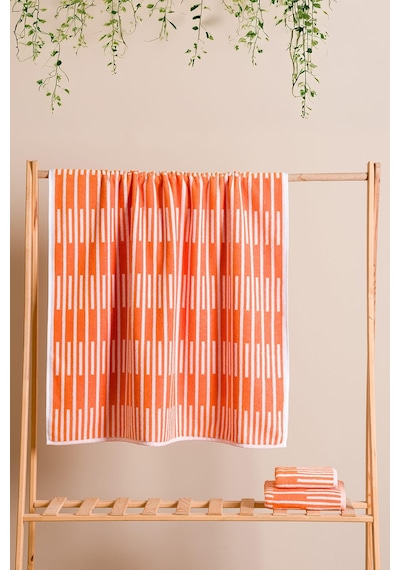 Piano %100 Pamuk Jakarlı Mutfak Ve El Havlusu 30x50 Cm Oranj