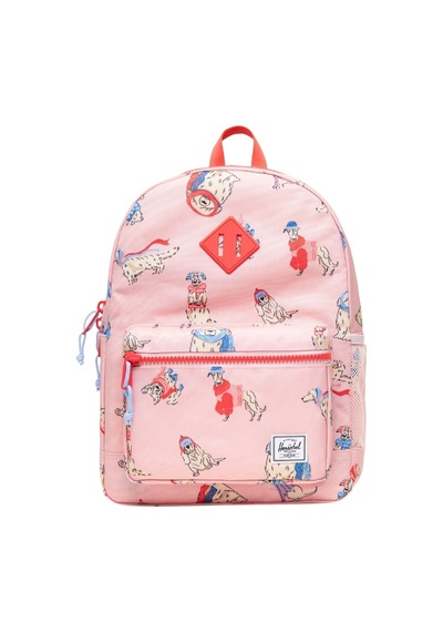 Herschel Heritage Çocuk Sırt Çantası Köpek Desenli-pembe