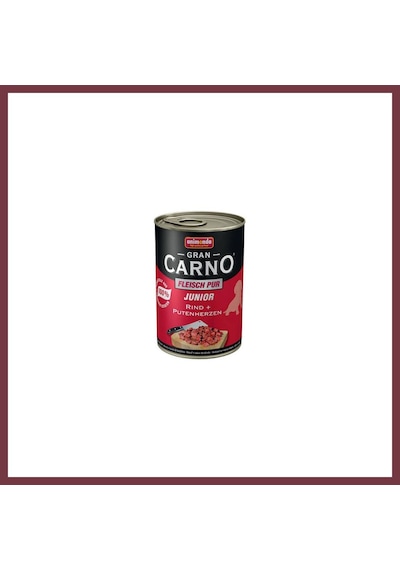 Storeşahin Grancarno Junior Sığır Etli Ve Hindi Yürekli Yavru Köpek Konservesi 400 Gr Shn0720