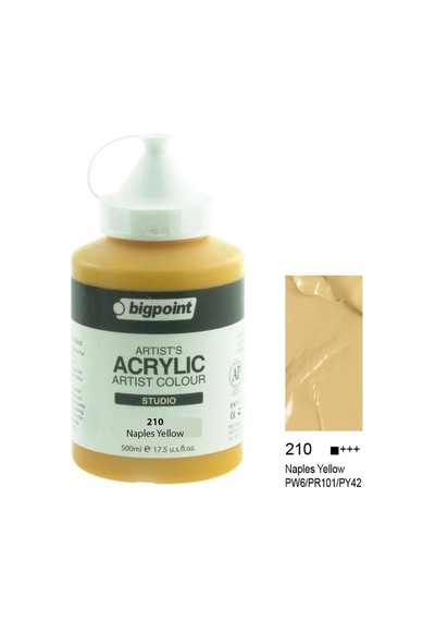Bigpoint Akrilik Boya 500 Ml Naples Yellow 210