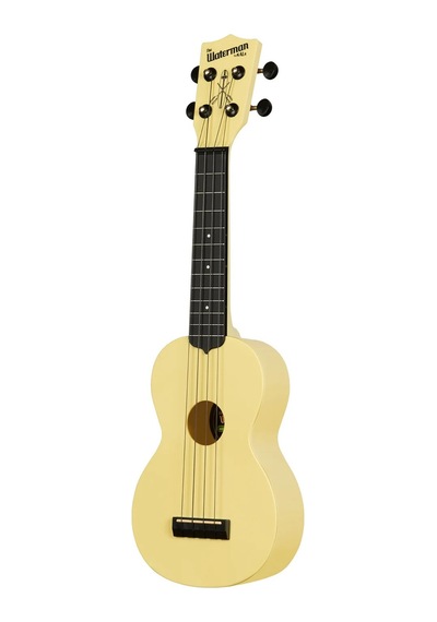 Kala Waterman Recycled Soprano Ukulele Starlight Yellow - Glow In The Dark