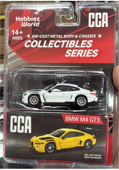 Cca Collectibles Series Bmw M4 Gt3 Sarı 1/64 Model Araba
